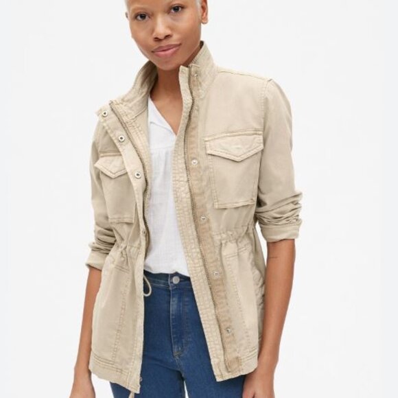 Gap Garment-Dyed Utility Jacket Size S - Picture 12 of 12